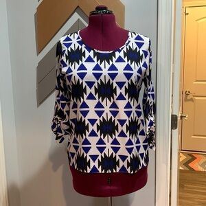 Aztec Printed Blouse